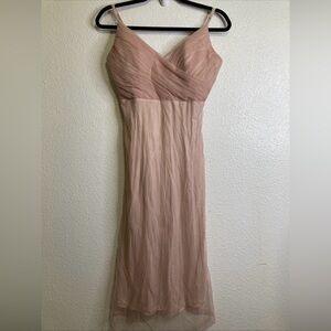 Ever Pretty Mesh Midi Baby Doll Dress Sz S Fairy Romantic